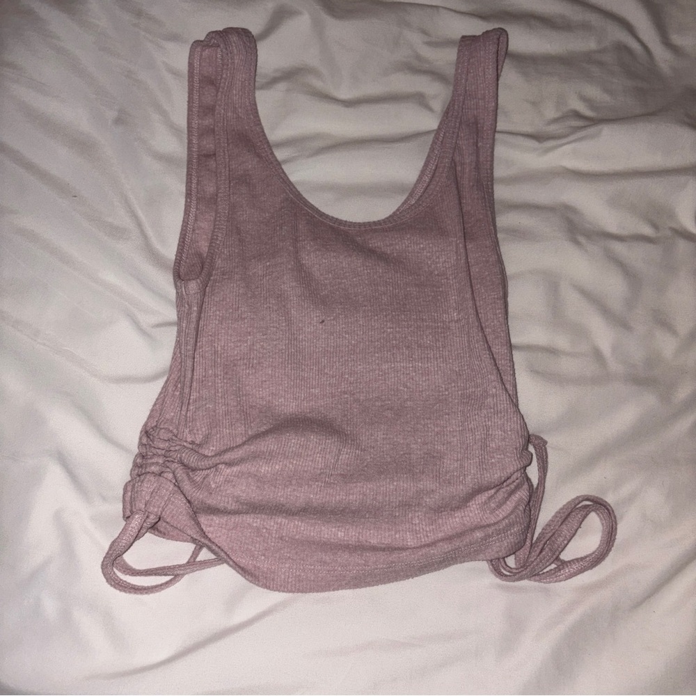pacsun light pink/purple size tie tank
